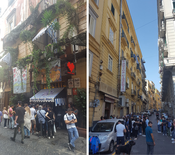 In coda per la pizza a Napoli