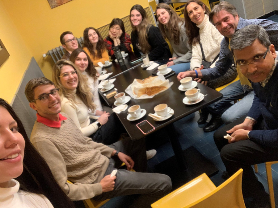 Bar della scuola di italiano a Roma